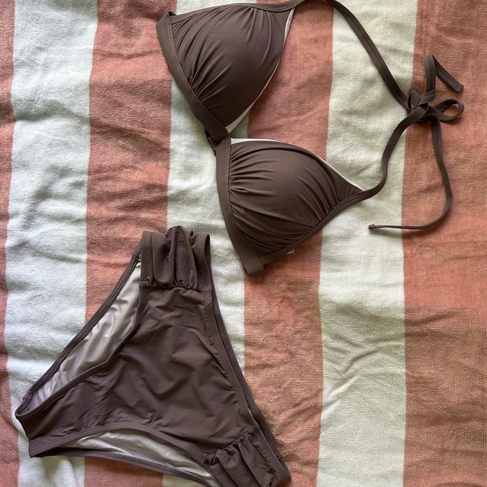 Brown Bikini Set